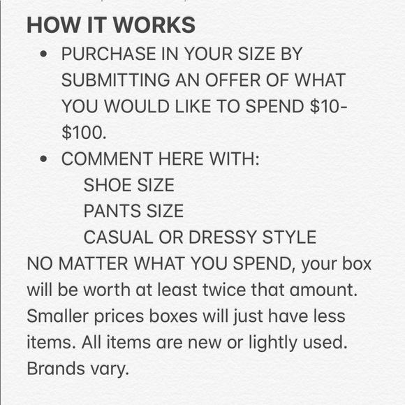 MYSTERY BOX - NAME YOUR PRICE - Picture 2 of 5